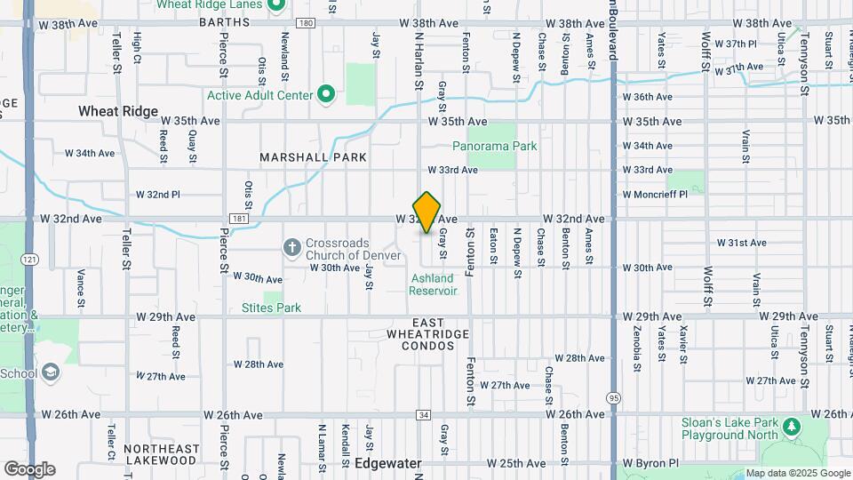 3150 Harlan St Map and Location Details