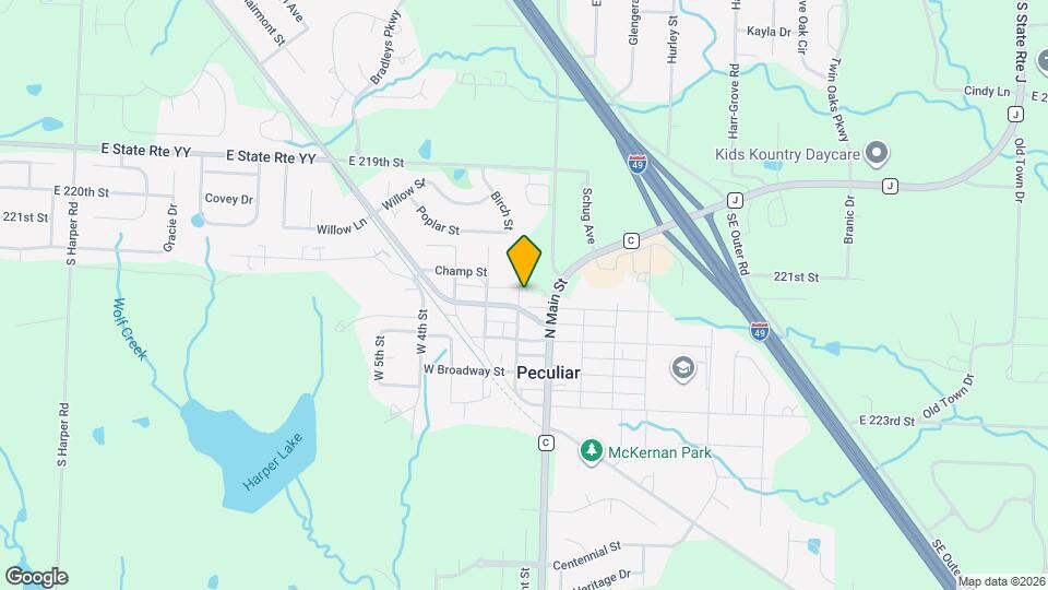 184 W North St Map and Location Details