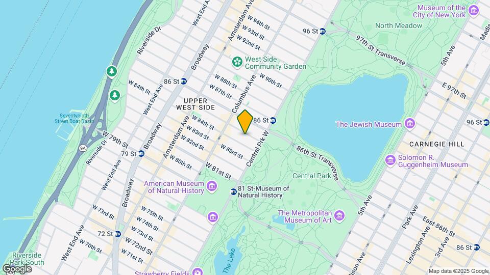 36 W 85TH St Map and Location Details