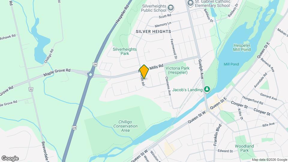 87 Scott Rd Map and Location Details