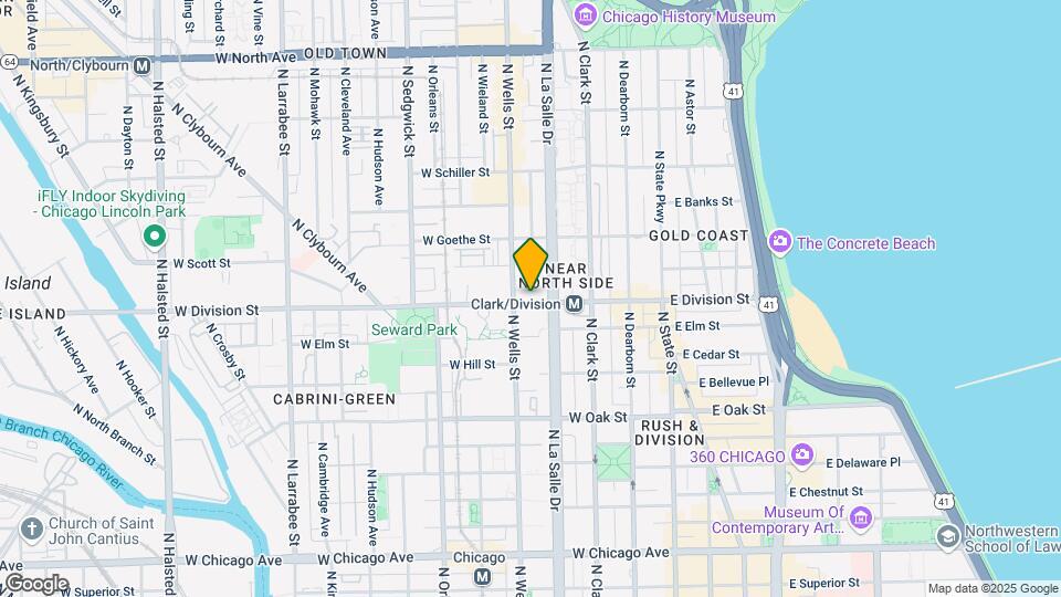 158 W Division St, Unit 2808 Mapa y Detalles de la Ubicación
