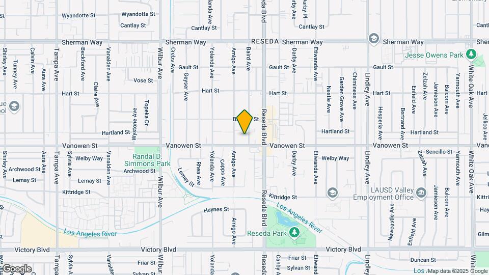 6819 Baird Ave Map and Location Details