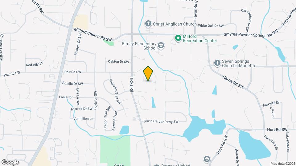 805 Grindstone Pl SW Map and Location Details