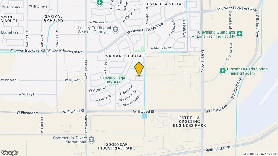 15935 W Miami St Map and Location Details