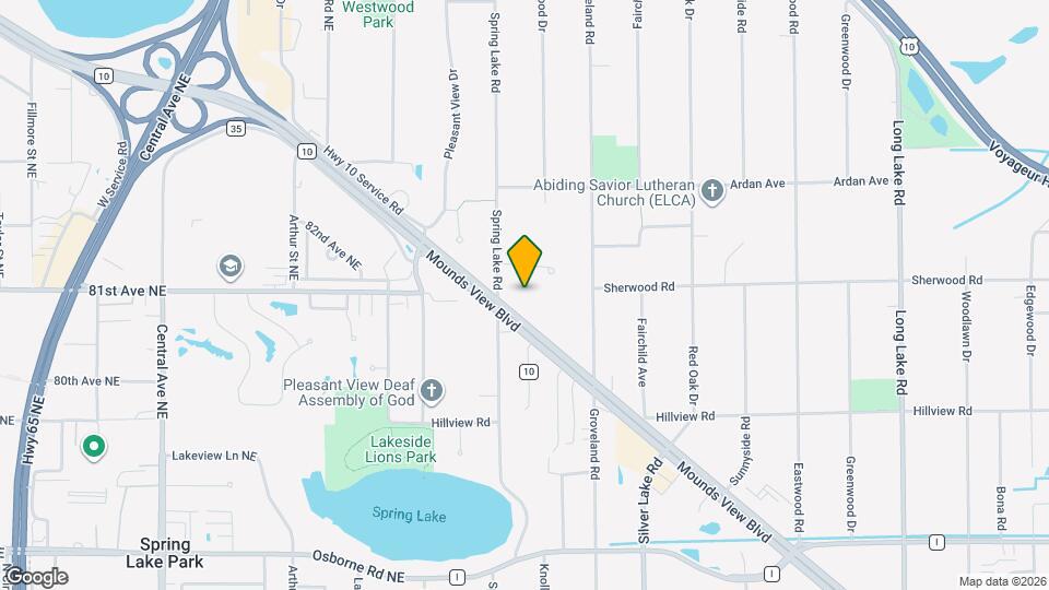 2935 Mounds View Blvd, Unit E Map and Location Details