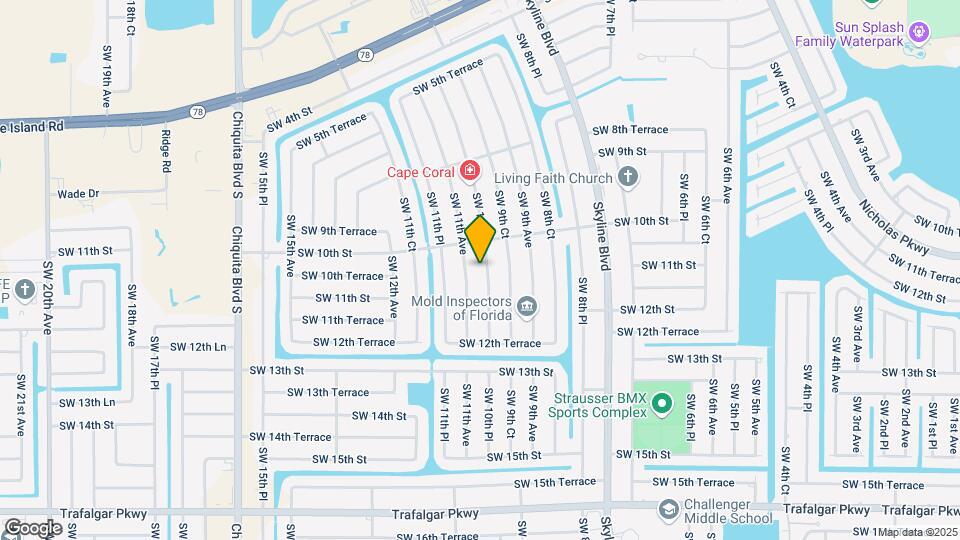 1018 SW 10th Pl Map and Location Details