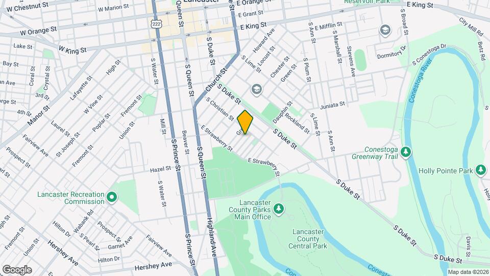 514 Woodward St Map and Location Details