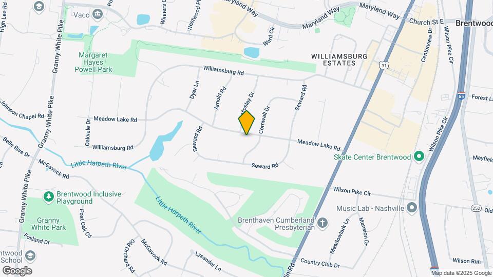 5111 Meadow Lake Rd Map and Location Details