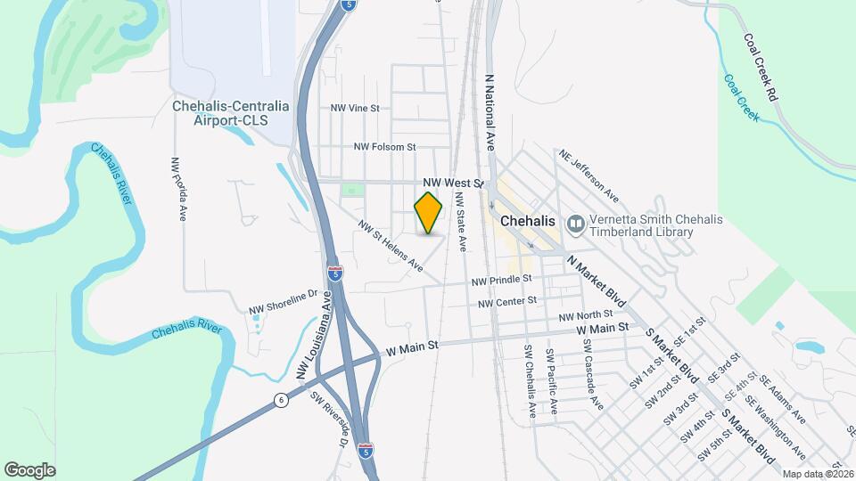 629 NW Hawthorne Pl Map and Location Details