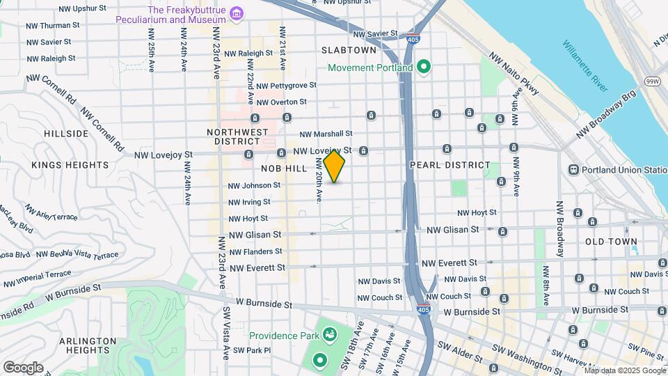1954 NW Johnson St Map and Location Details
