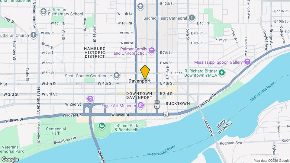 400 N Main St Map and Location Details