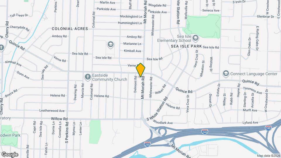 1507 Mount Moriah Rd Mapa y Detalles de la Ubicación