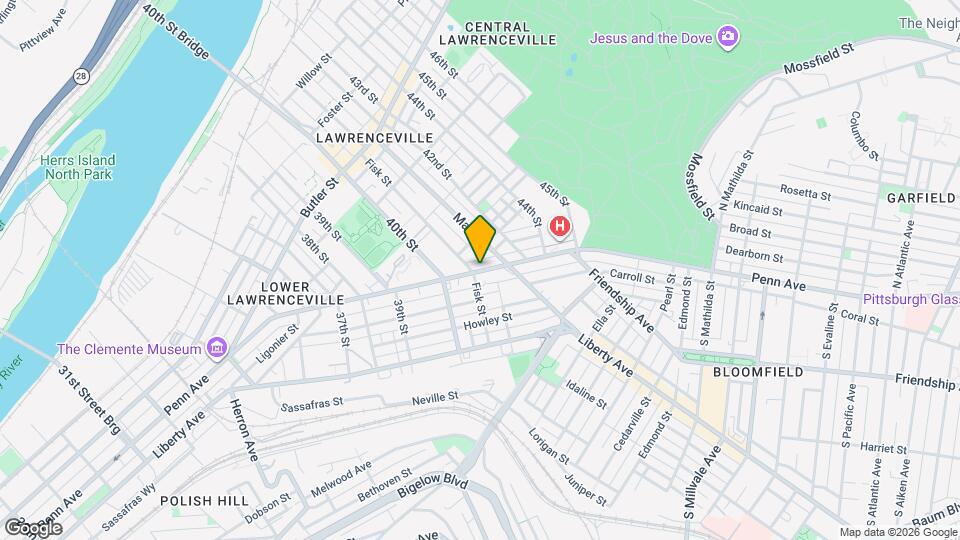 4037 Penn Ave Map and Location Details