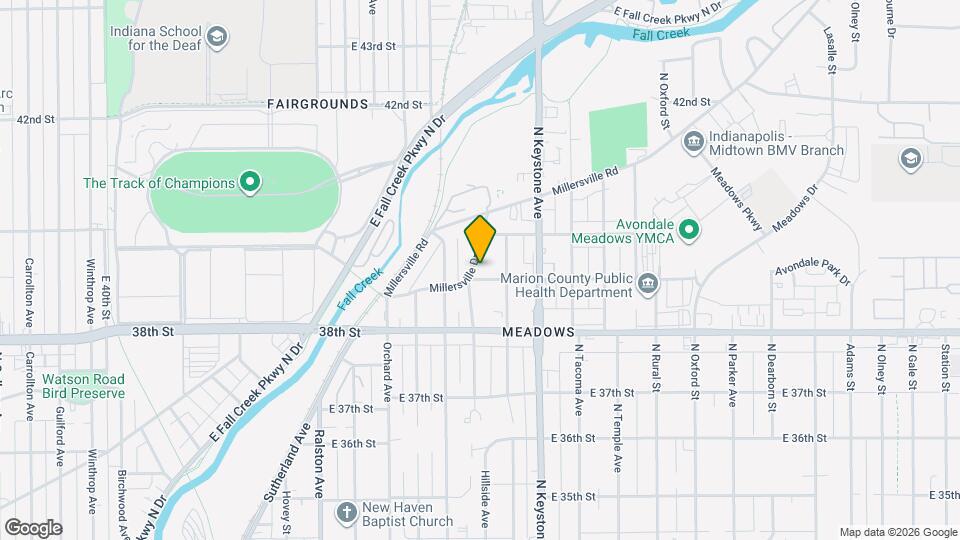 3905 Millersville Dr Map and Location Details