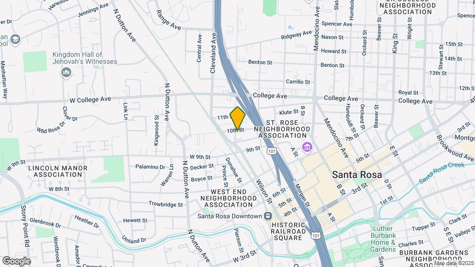 104 10th St Map and Location Details