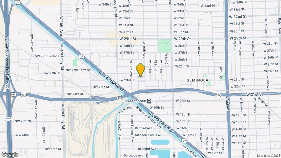 1037 W 23rd St Map and Location Details