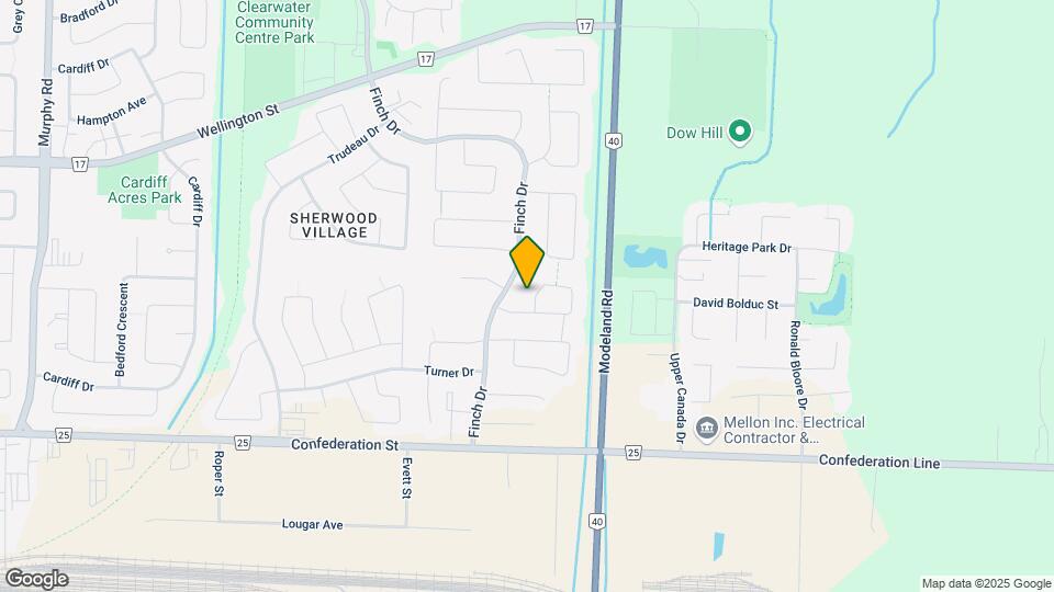 1305 Thistledown Ave Map and Location Details