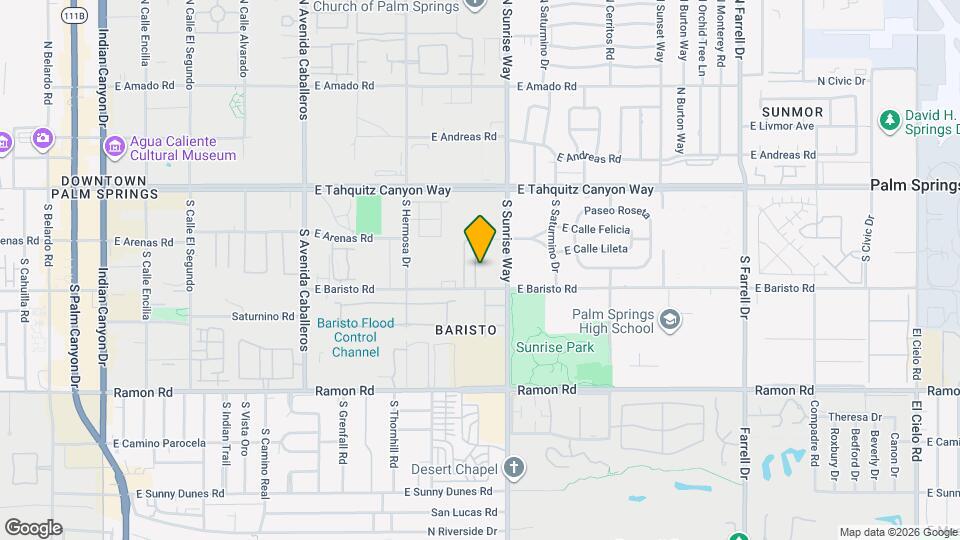 1536 E Baristo Rd Map and Location Details