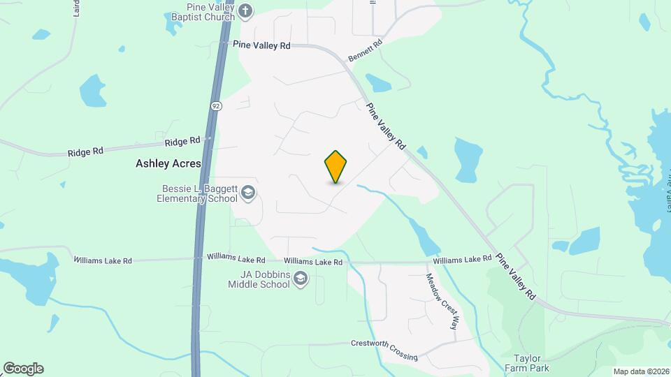 252 Pine Valley Dr Map and Location Details