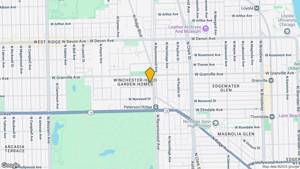 1812 W Hood Ave Mapa y Detalles de la Ubicación