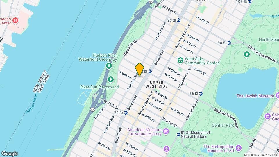252 W 85th St Map and Location Details