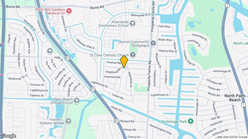 756 S Cinnamon Rd Map and Location Details