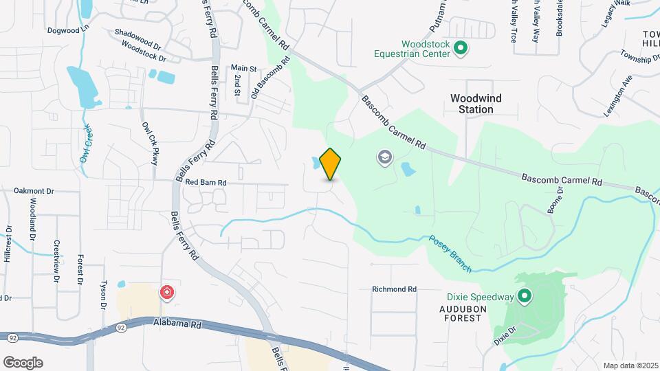 629 Glendale Forest Dr Map and Location Details