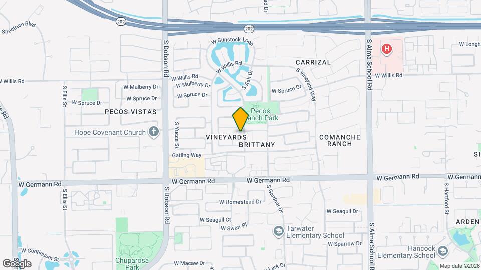 1802 S Pennington Dr Map and Location Details