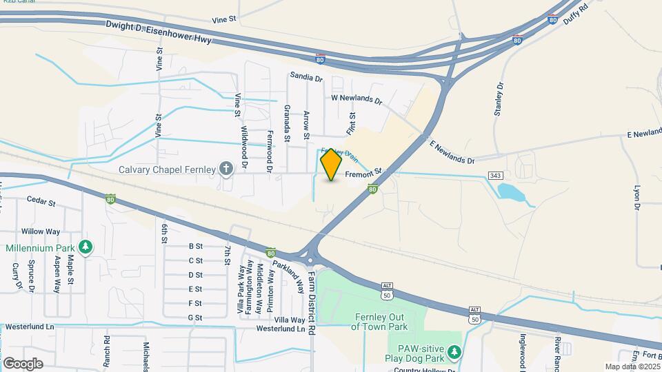 The Fremont Map and Location Details