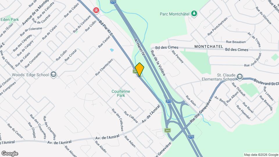 1365 Pie-XI Boul S Map and Location Details