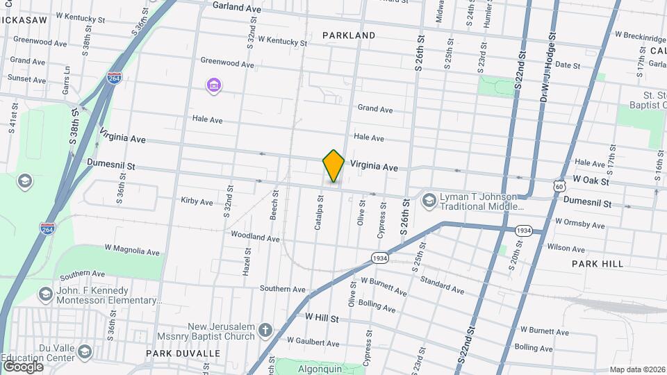 2807 Dumesnil St Map and Location Details