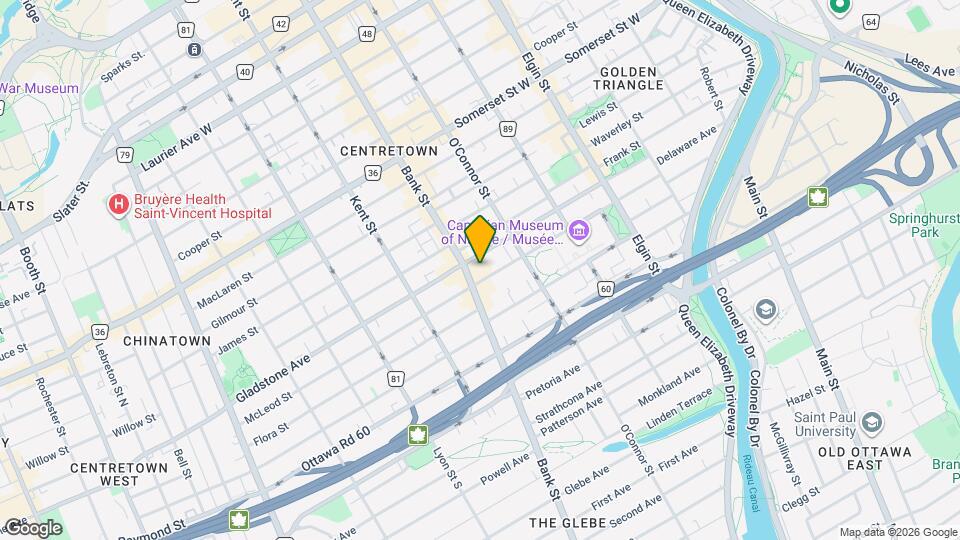 349 McLeod St Map and Location Details