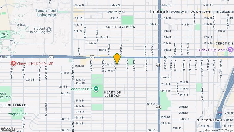 2121 20th St Map and Location Details