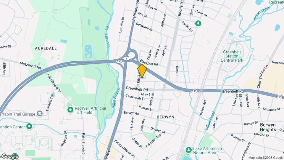 4722 Branchville Rd Map and Location Details