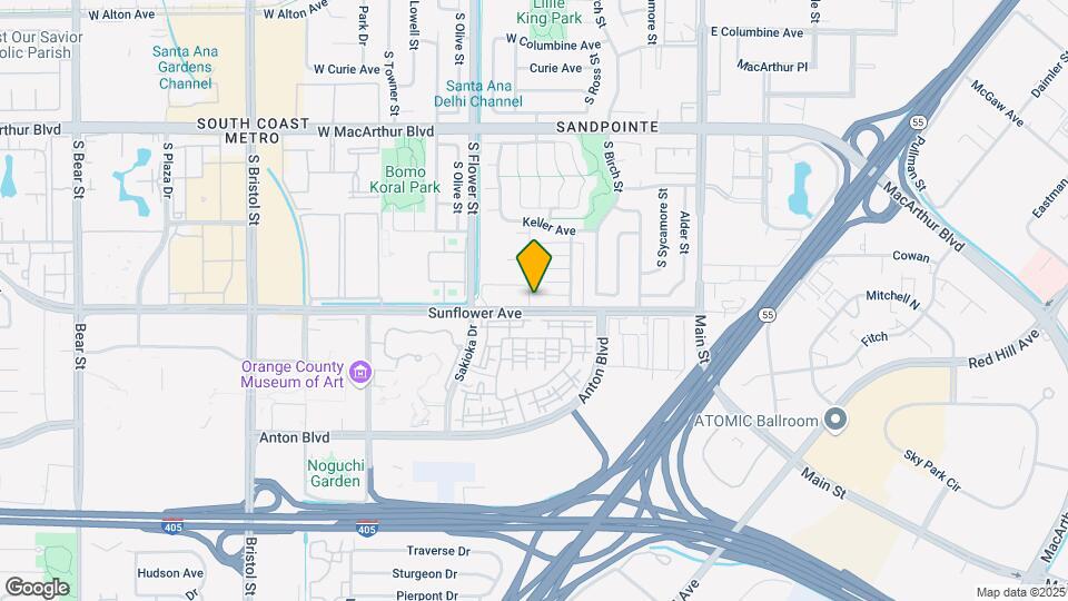 513 W Sunflower Ave Map and Location Details