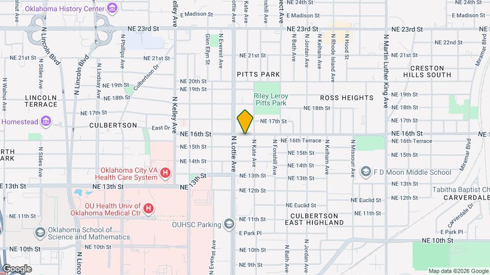1316 NE 16th St Map and Location Details
