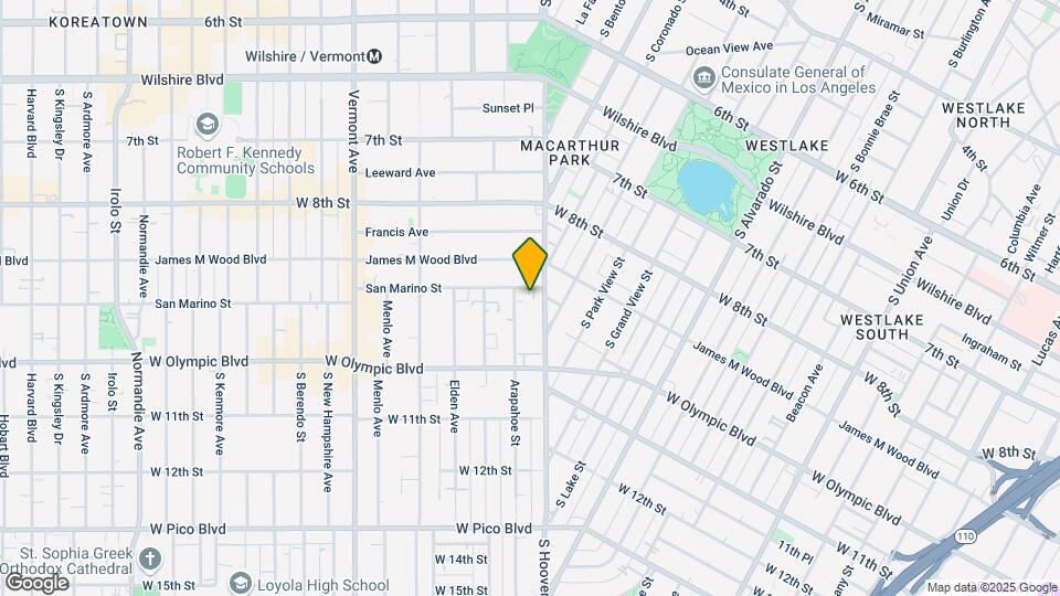 2618 San Marino St Mapa y Detalles de la Ubicación