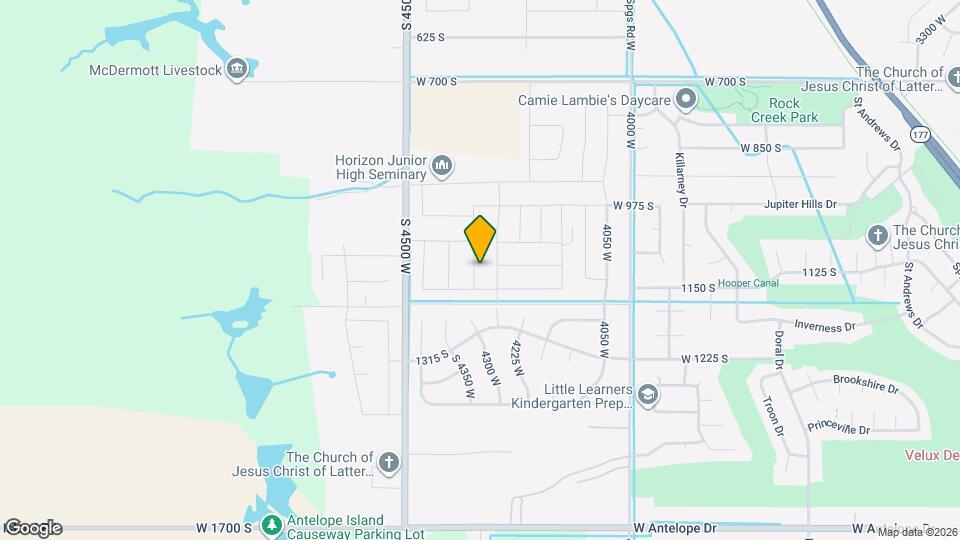 1119 S 4350 W Map and Location Details