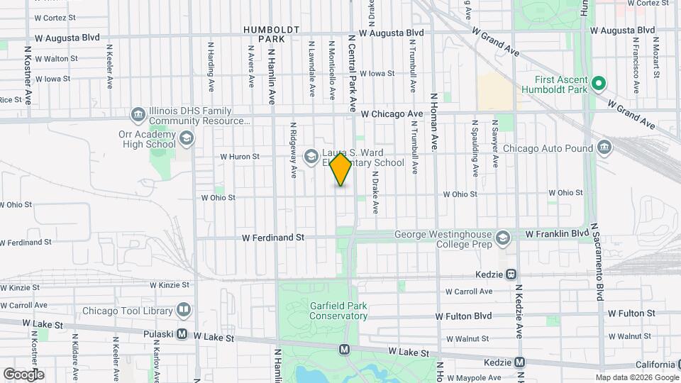 605 N Monticello Ave Map and Location Details