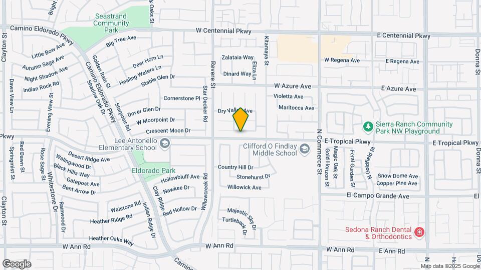 629 Azure Banks Ave Map and Location Details