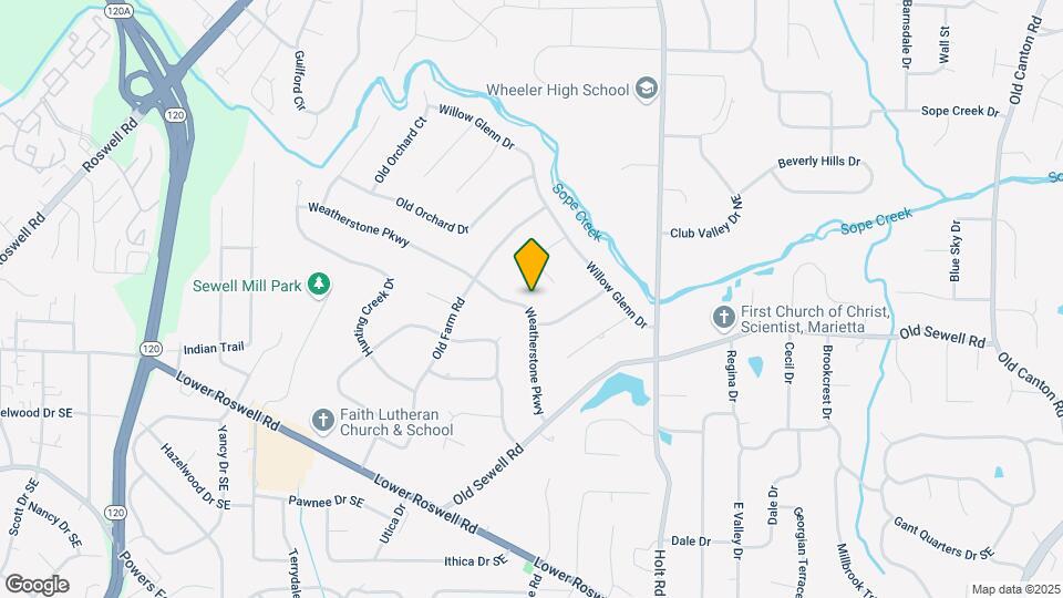 126 Weatherstone Pkwy Map and Location Details
