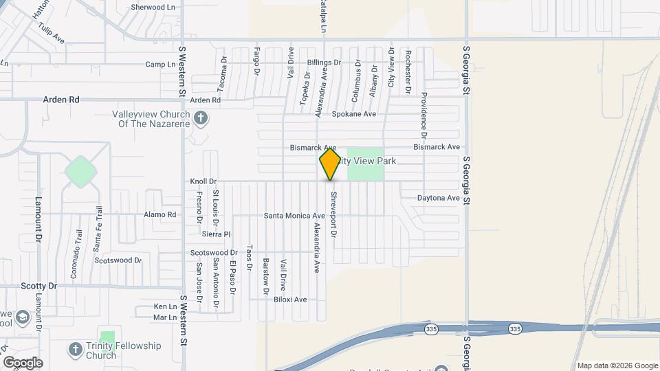 7900 Shreveport Dr Map and Location Details