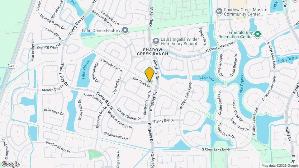 12805 Flat Creek Dr Map and Location Details