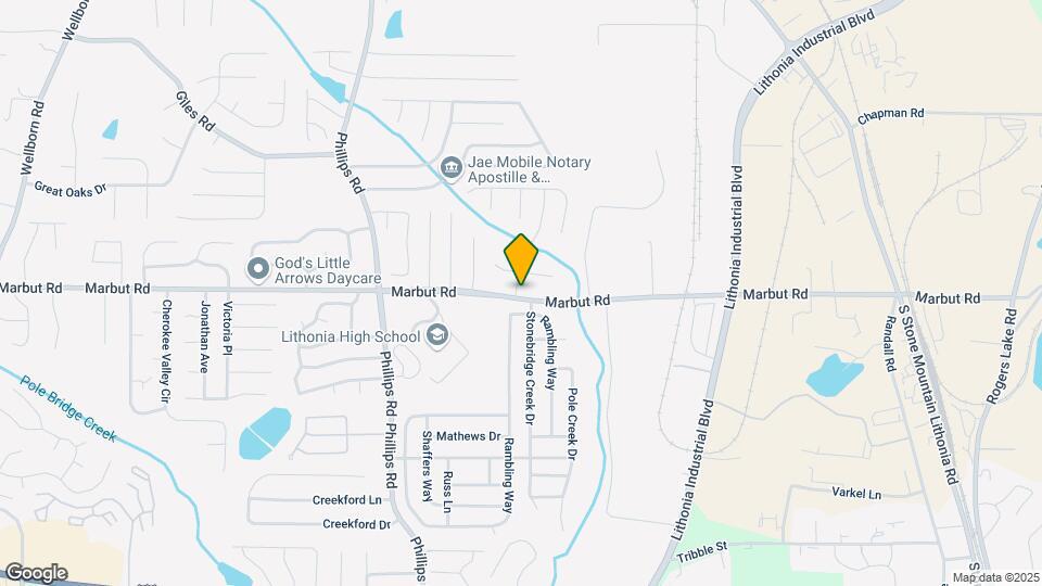2116 Charter Ln Map and Location Details