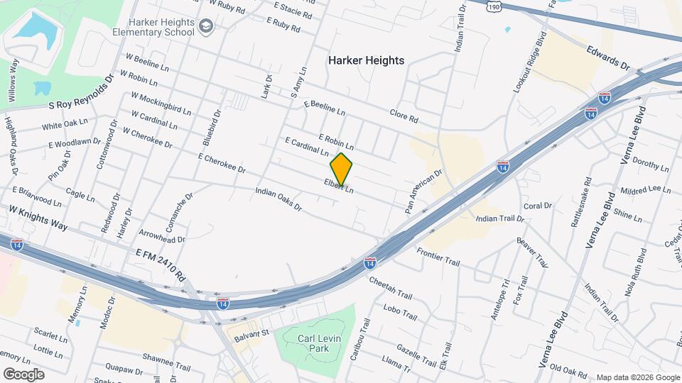 400 Elbert Ln Map and Location Details