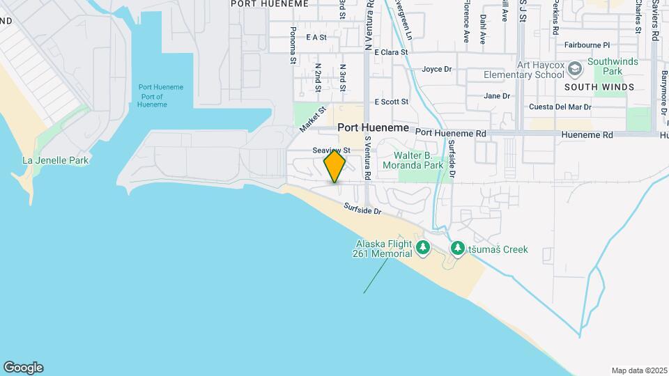250 E Surfside Dr Map and Location Details