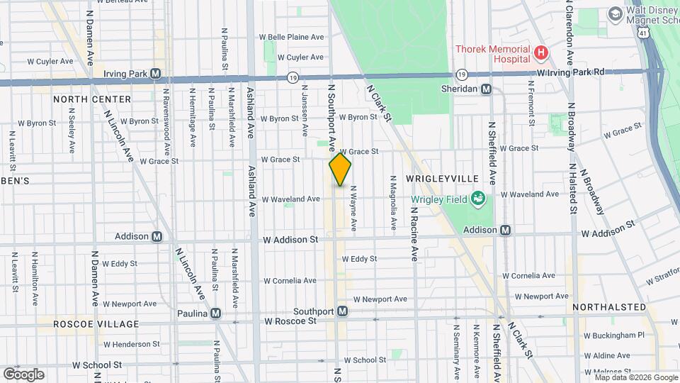 3707 N Southport Ave Map and Location Details