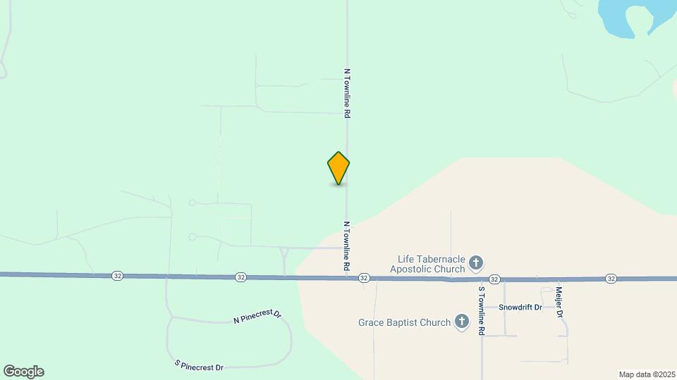 262 N Townline Rd Map and Location Details