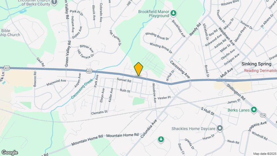 4216 W Penn Ave Map and Location Details