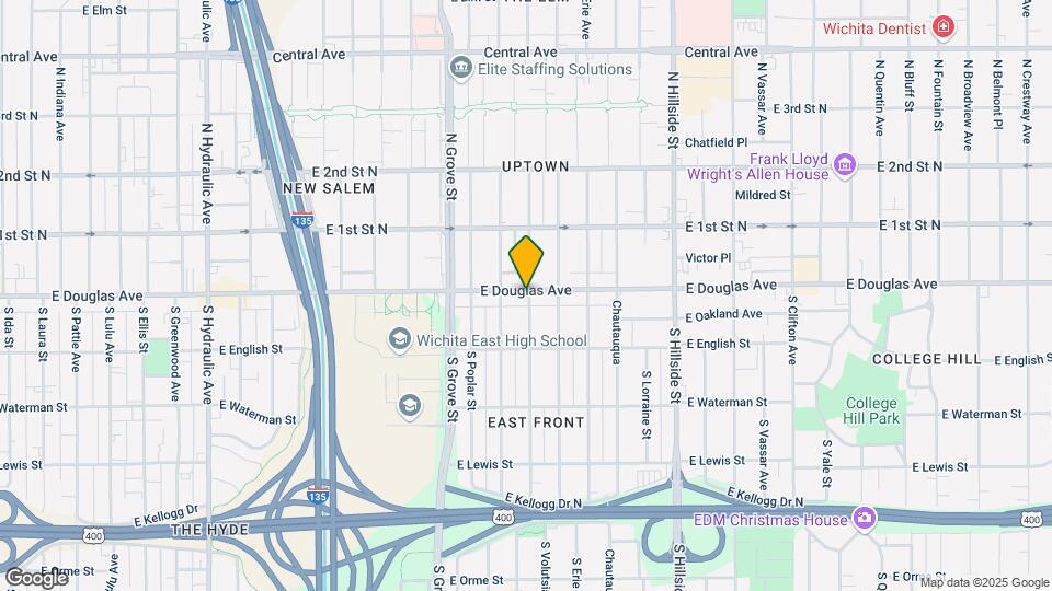 2625 E Douglas Ave Mapa y Detalles de la Ubicación